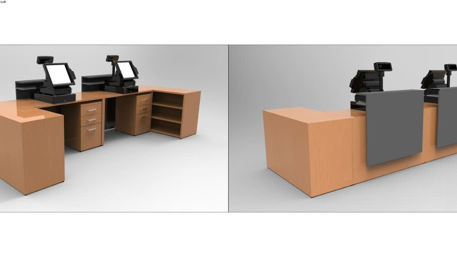 Simple Payment Counter 3D Warehouse