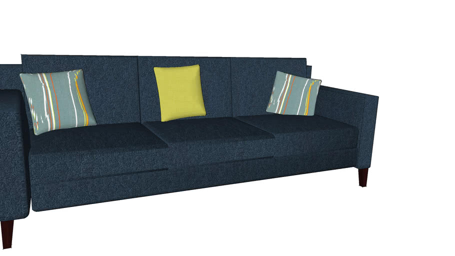 Navy Blue Sofa | 3D Warehouse