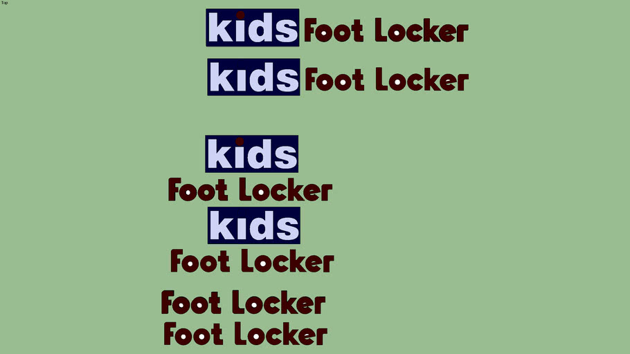 foot-locker-kids-foot-locker-logo-3d-warehouse