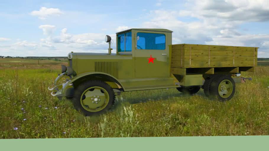 GAZ AA TRUCK WW2 _ RED ARMY SUPPORT TRUCK WW2 - SOVIET WW2 ARMY TRUCK ...