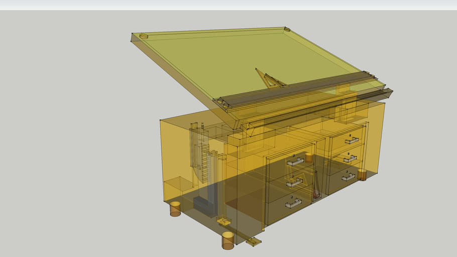 drafting table 3D Warehouse
