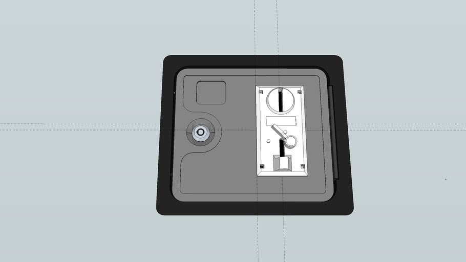 Arcade Coin Door with Mechanism 3D Warehouse