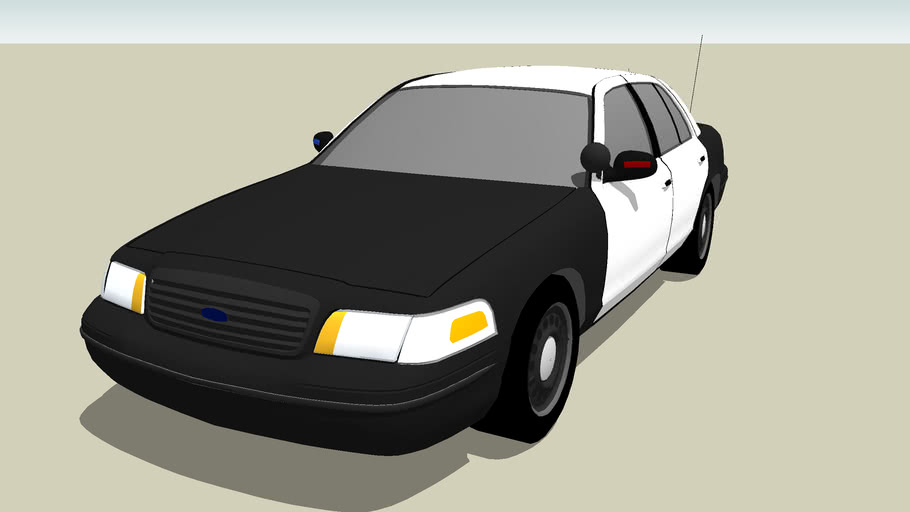 Stock:Ford Crown Victoria Police Interceptor | 3D Warehouse