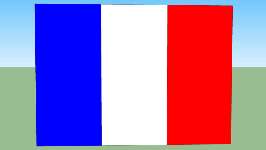 Drapeau de la France | 3D Warehouse