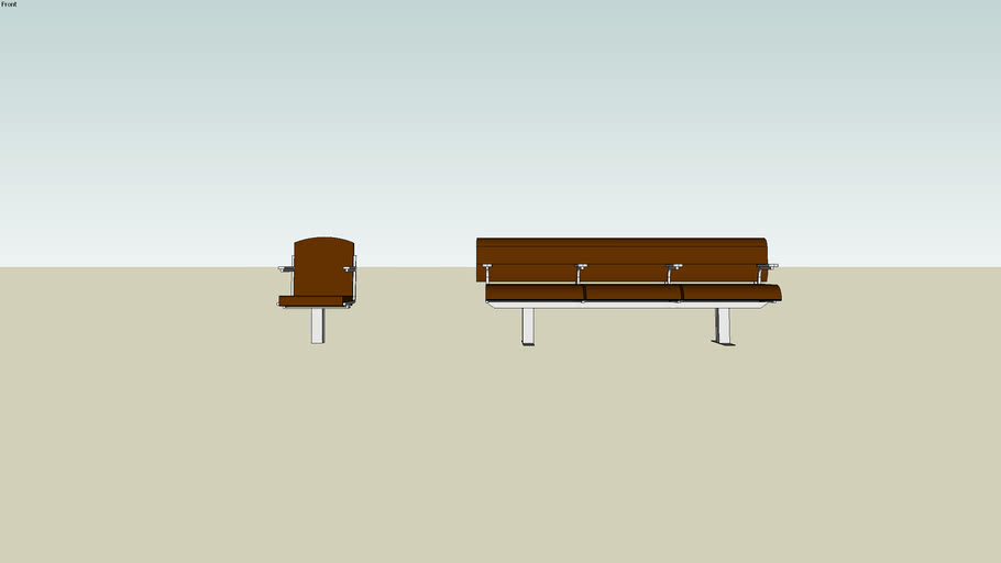 Louis Single Seat Bench Sm Living Couture Artemest