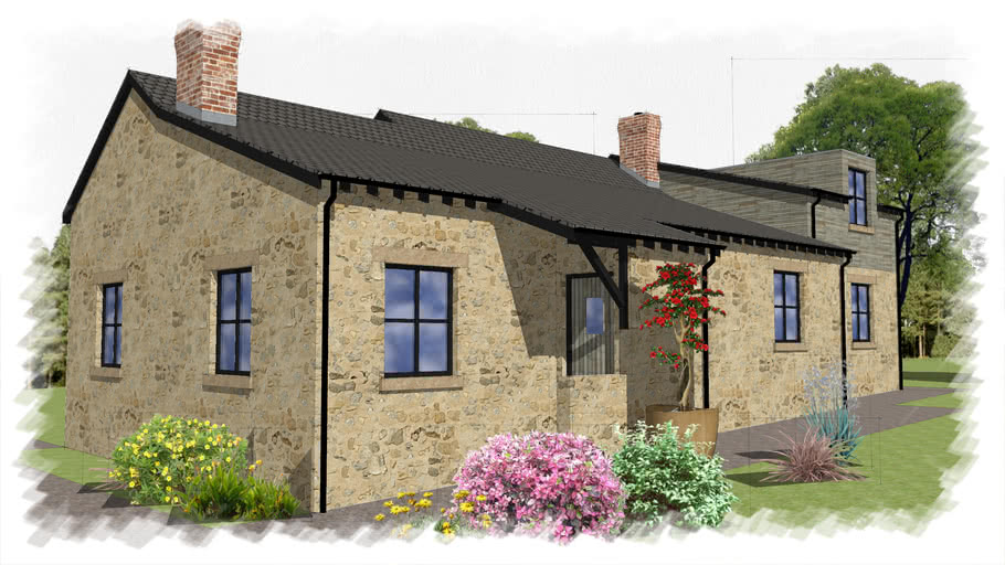 Cottage remodelling in the Welsh Borders 3D Warehouse