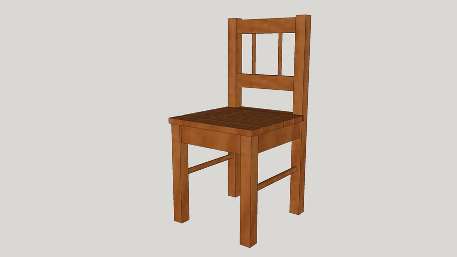 Wooden Chair | 3D Warehouse