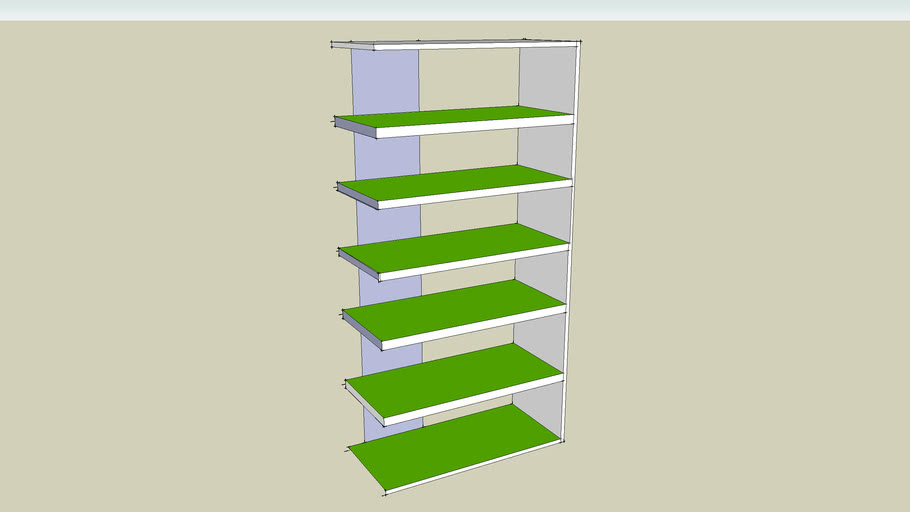 OpenEnded Bookcase 3D Warehouse