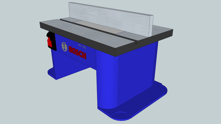 Bosch RA1180 Router Table 3D Warehouse