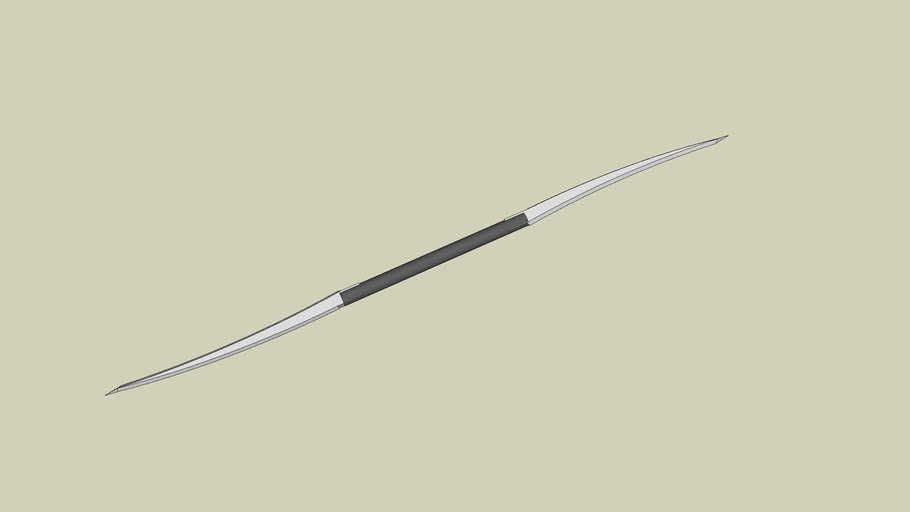 Double Bladed Sword 3d Warehouse