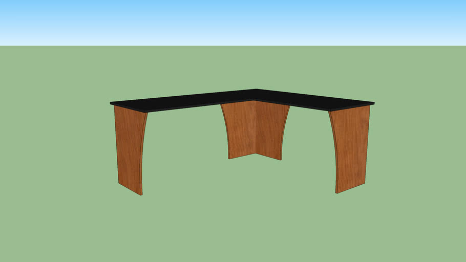 Lshaped Desk 3D Warehouse