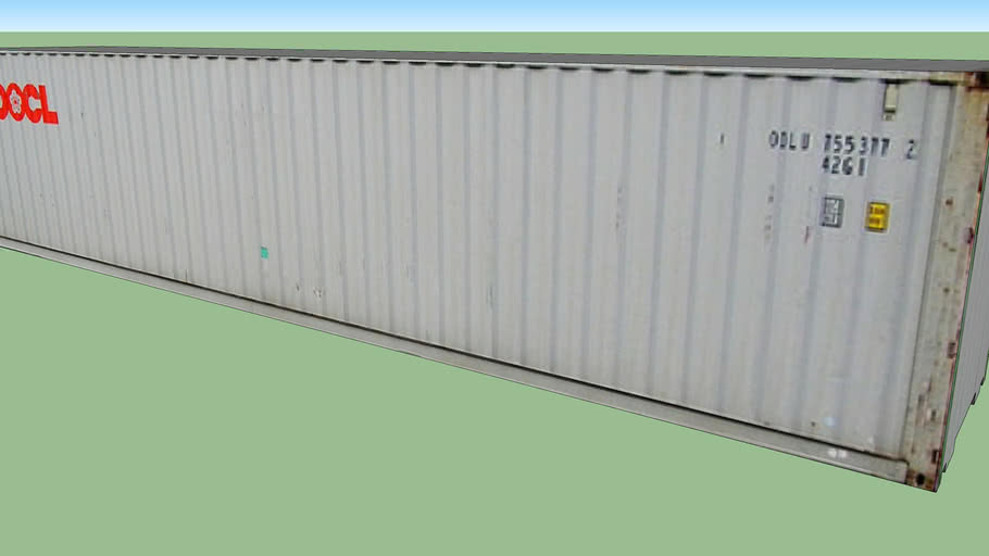 OOCL Container 40' 3D Warehouse