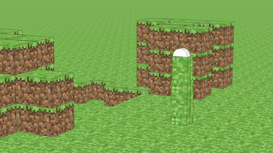 Minecraft Super Flat Welt 3d Warehouse