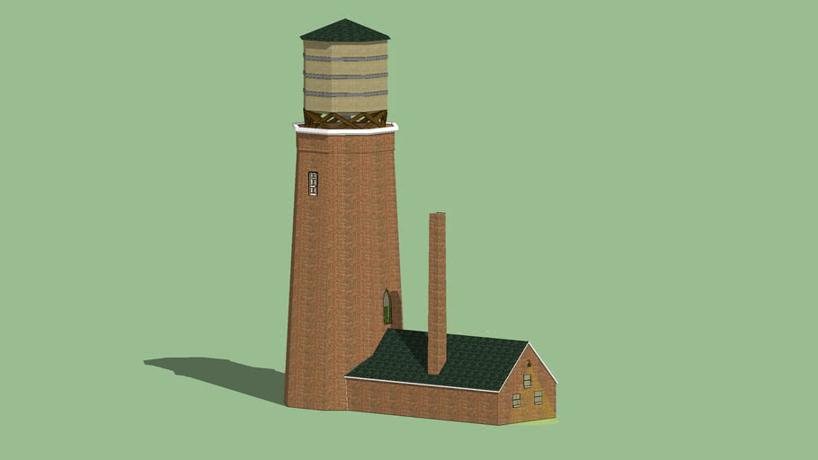 Paxton, IL Water Tower museum 3D Warehouse