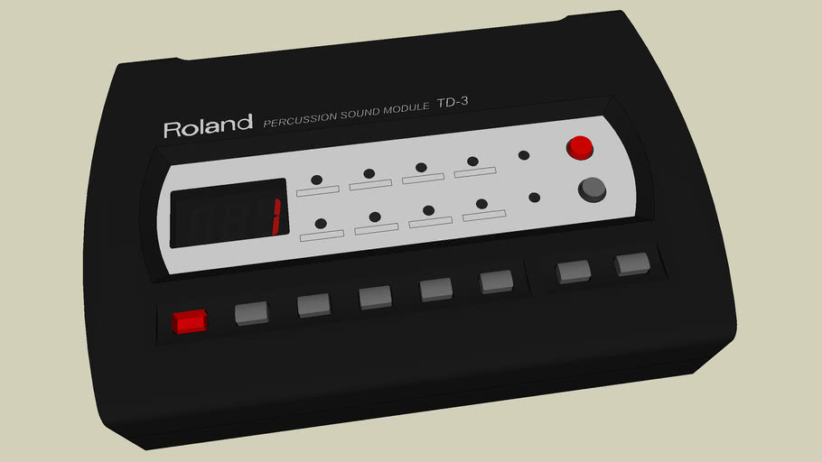 Roland Percussion Sound Module TD3 3D Warehouse