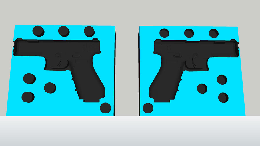 Icemolds for life sized pistol(PRINTABLE)