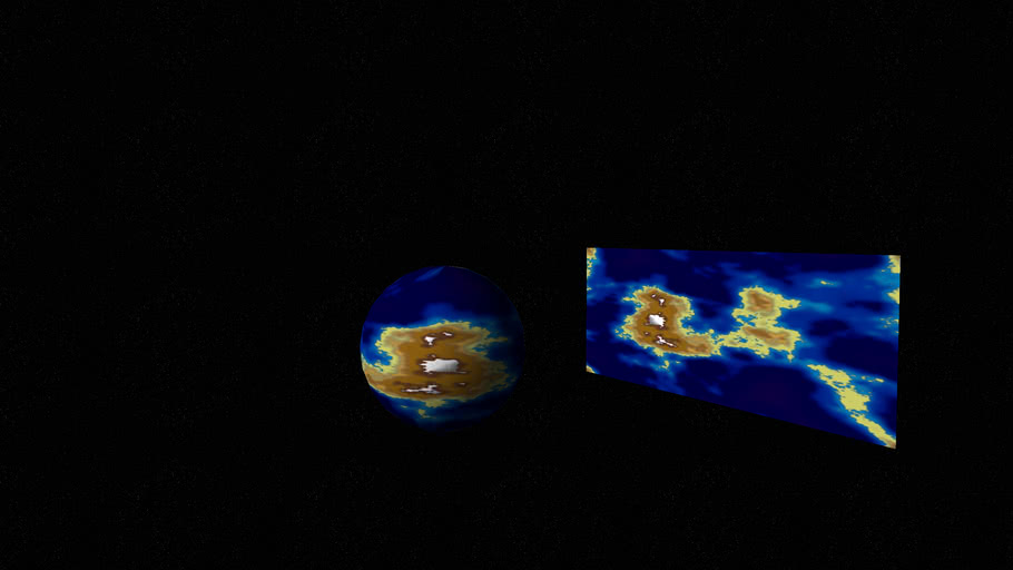 Custom Planet (Textured fully in Sketchup) | 3D Warehouse