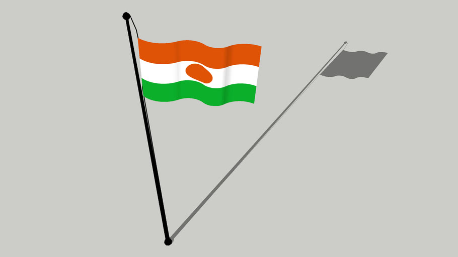 Flag Of Niger Drapeau Du Niger 3d Warehouse