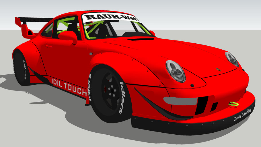 Porsche 911 'REAL' RWB RAUH-Welt Begriff | 3D Warehouse