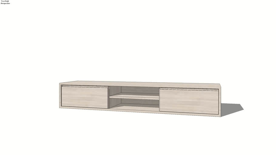 Aurora TVdressoir, AT3A 3D Warehouse