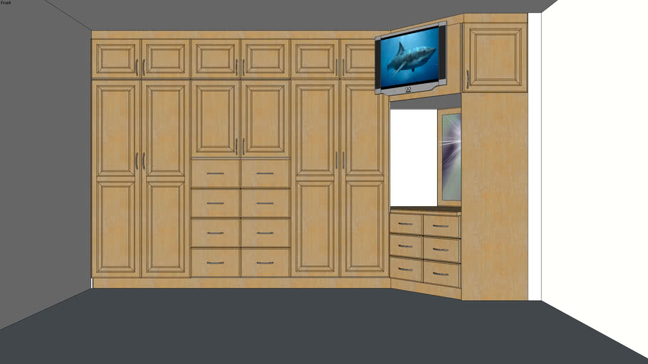 Built In Cupboards 3D Warehouse