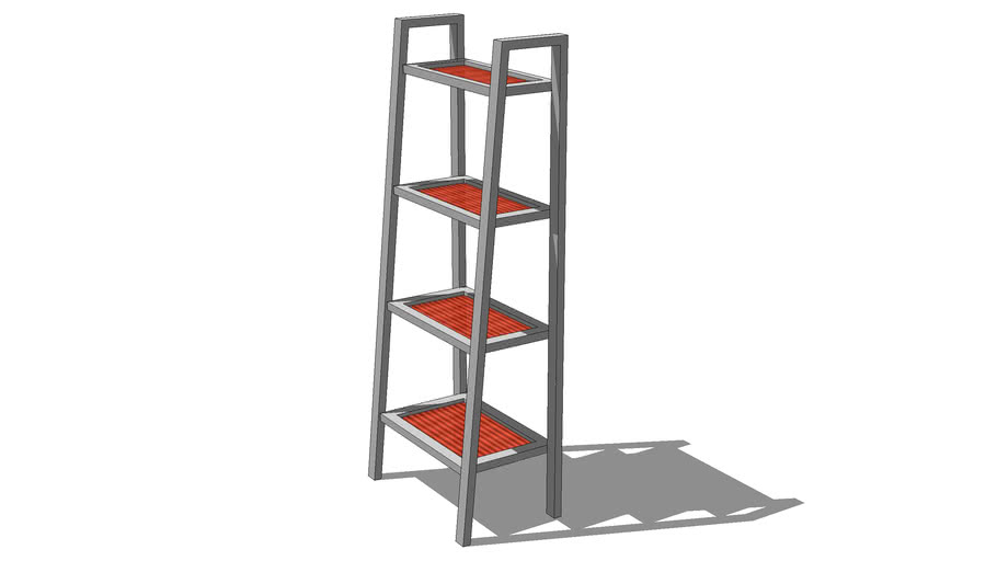 Ikea metal bookshelf 3D Warehouse