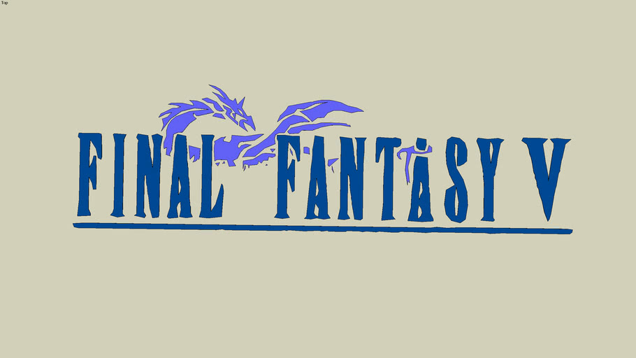 Final Fantasy 5 Logo 3d Warehouse