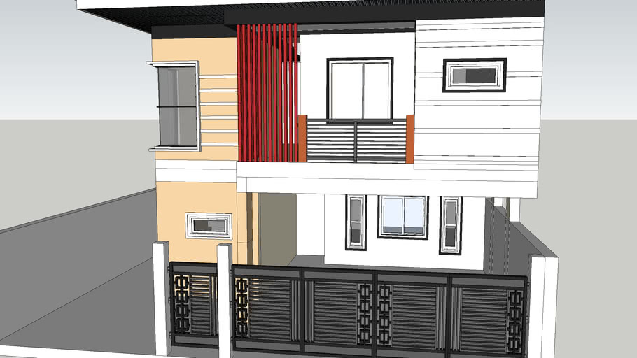 2 storey residential house | 3D Warehouse