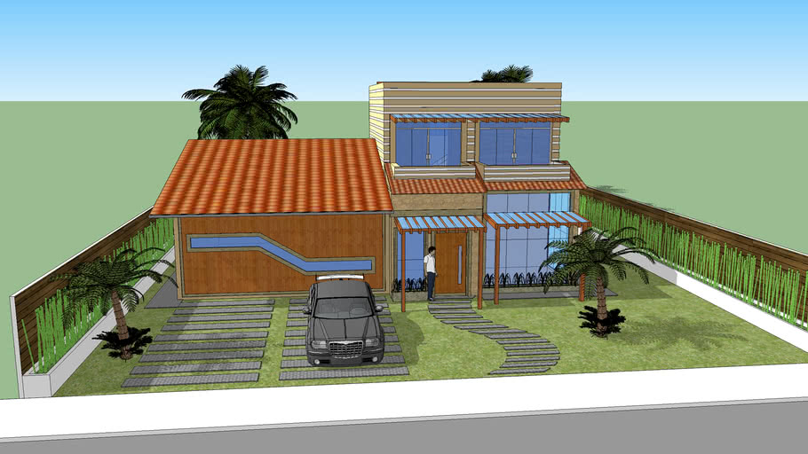 Casa com piscina | 3D Warehouse