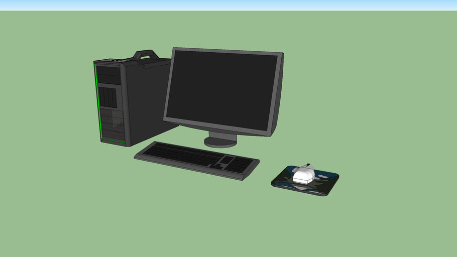 Computer Set-Up | 3D Warehouse