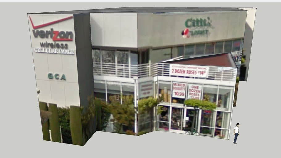 Citti's Florist / Verizon, Campbell, CA 3D Warehouse