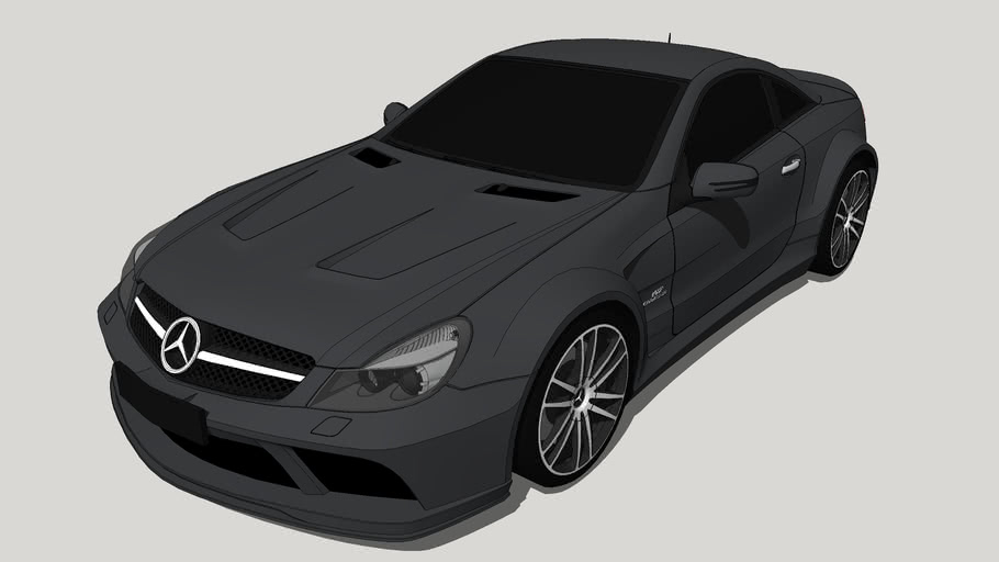 Mercedes-Benz - 2008 SL65 AMG Black Series | 3D Warehouse