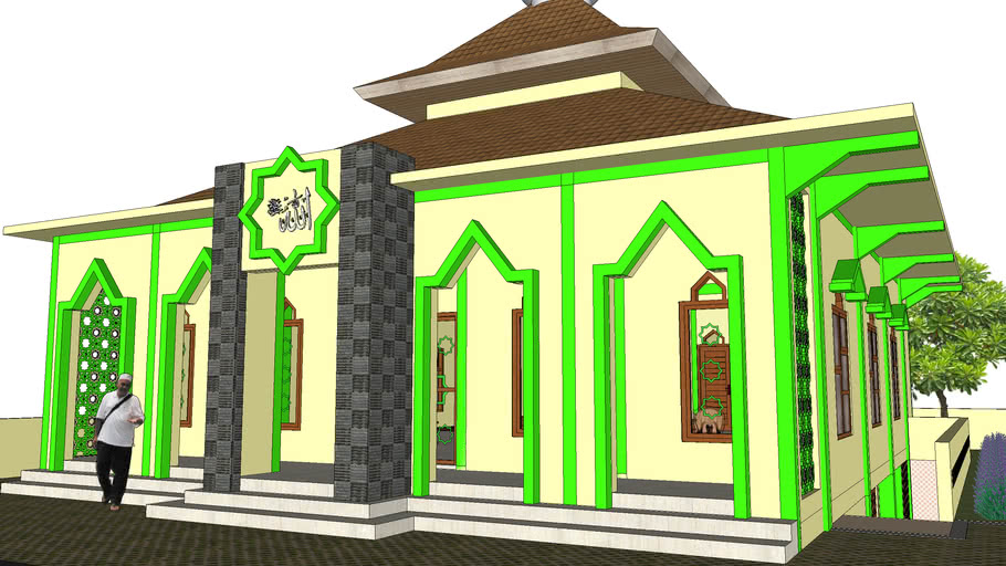 Mushola Desa Glempang Pemalang 3D Warehouse