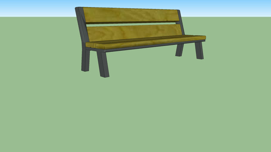 banc - bench | 3D Warehouse