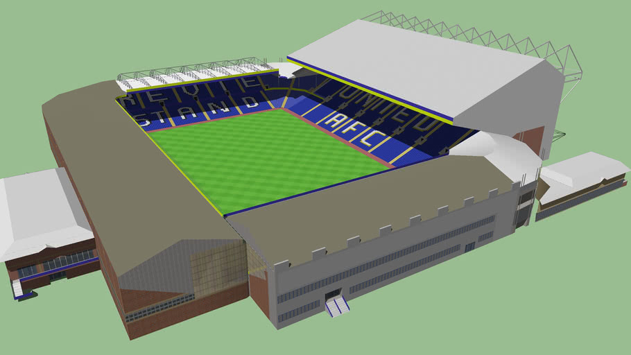 Elland Road, Leeds. 3D Warehouse