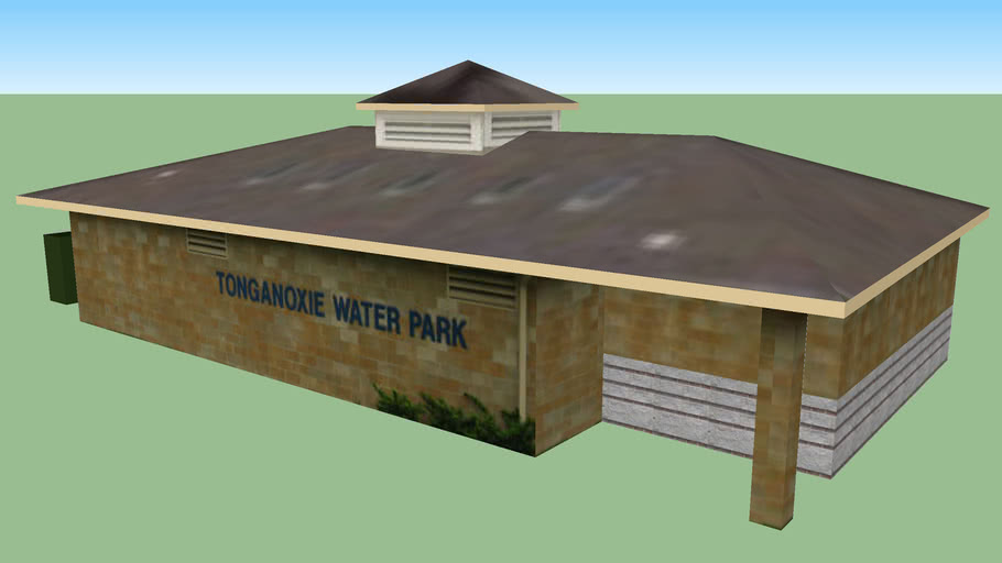 Tonganoxie Water Park Bath House 3D Warehouse