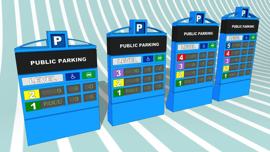 PARKING DISPLAY 3D Warehouse