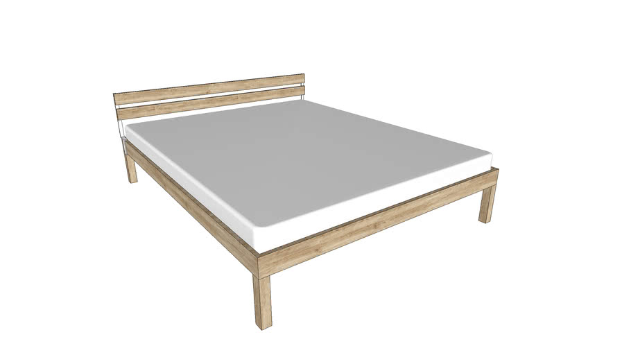 Simple bed | 3D Warehouse