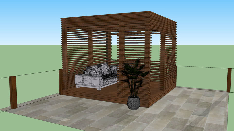 Wood Cabana | 3D Warehouse