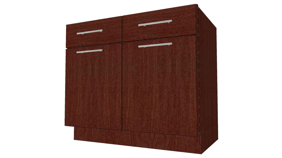 Base Cabinets - Saratoga Cherry Kaffe by KraftMaid ...