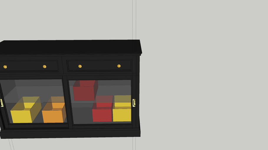 ikea malsjo sideboard 3D Warehouse