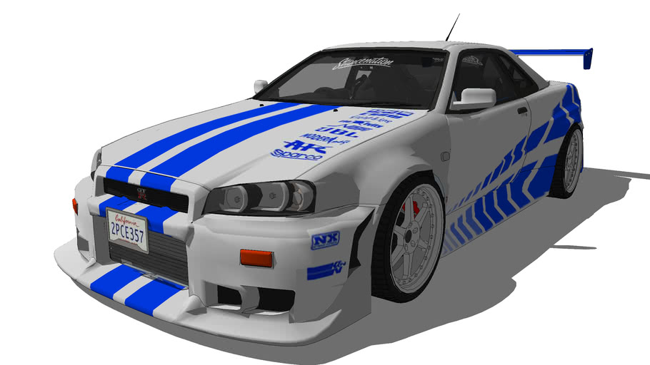Nissan Gtr34 Skyline 3d Warehouse