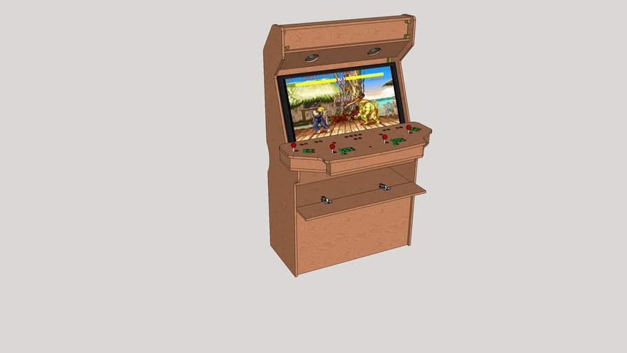 4 Player Arcade Cabinet 3d Warehouse
