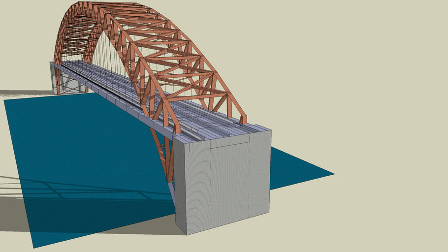 Tied Arch Bridge 3D Warehouse