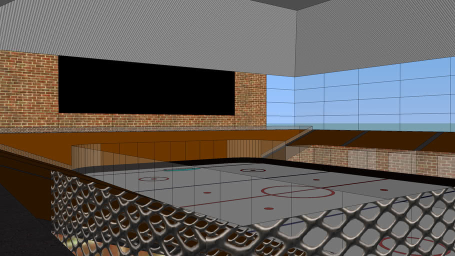 Small Hockey Arena 3D Warehouse