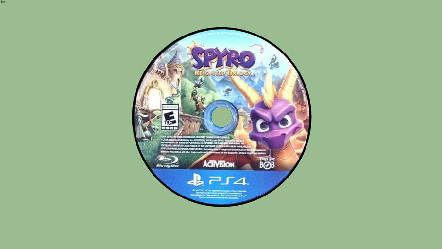 Spyro Reignited Trilogy Ps4 Discs Internet Download Required 3d Warehouse