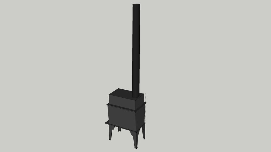 Jotul (Jøtul)118 Wood Stove 3D Warehouse