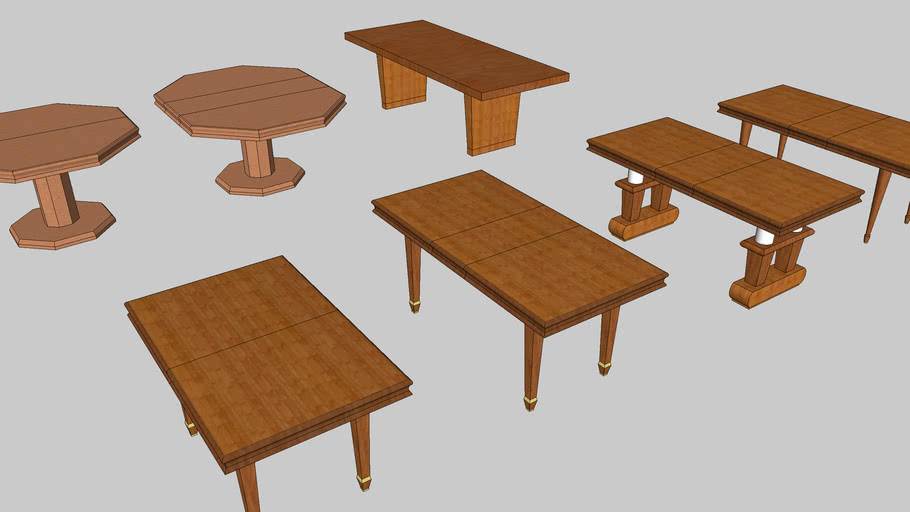 Dining Tables 3d Warehouse