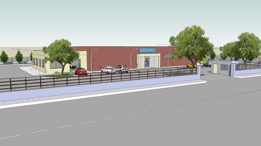 Frozen yogurt factory 3D Warehouse