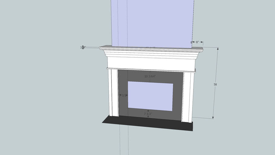 MDF Mantel | 3D Warehouse